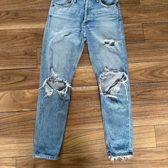 REVOLVE | AGOLDE | 90’s Mid Rise Straight Jeans | Size 25 | Retails for $398 - Picture 3 of 7
